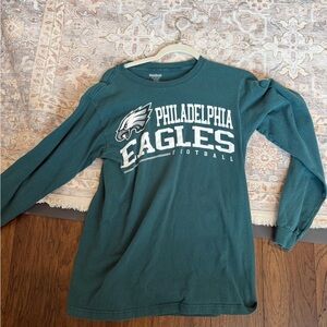 Reebok Green Philadelphia Eagles Long Sleeve Shirt
